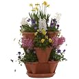 Cheap Deals on Nancy Janes Stacking Planters P1360 12-Inch Self Watering Stacking Planters, Terracotta, Set of 3