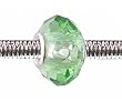 Pandora Style Charm Bead (Z89) Faceted Murano Lampwork Glass (14mm x 10mm) (fits Troll too)