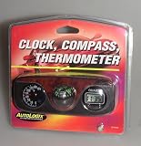 Clock / Compass / Thermometer