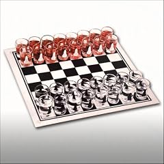 Schach Trinkspiel mit 32 Gl�sern 35 x 35 cm - Trinkschach