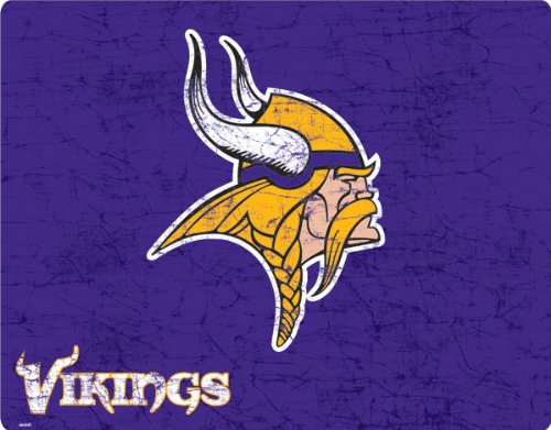 NFL - Minnesota Vikings - Minnesota Vikings Distressed - Sony Playstation 3 / PS3 Slim (4th Gen)(160/250GB) - Skinit Skin