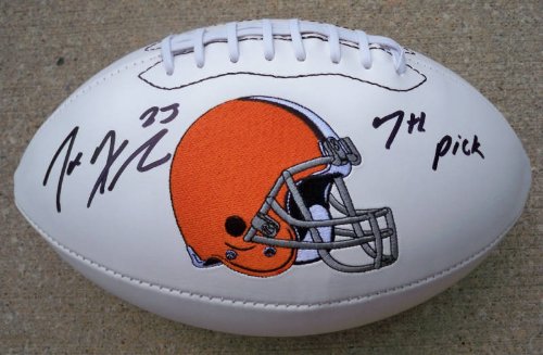 JOE HADEN SIGNED AUTOGRAPHED CLEVELAND BROWNS LOGO FOOTBALL W/ HOLOGRAM + COA