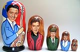 Elvis Russian Nesting Doll Hand Made 5 Pcs / 6 - 7 in * #dsci 62