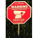 Buy 3 Security Camera Yard Signs on Posts & Dozen CCTV Security System Stickers...