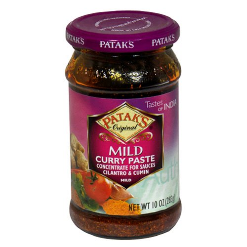 Patak Mild Curry Paste , 10-Ounce Bottle (Pack of 4) by Patak