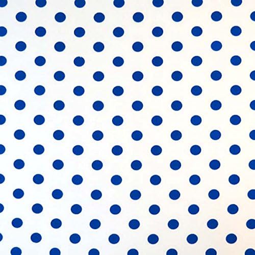 SheetWorld Fitted Cradle Sheet - Royal Blue Polka Dots - Made In USA