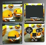 Happy Orange Chomper Monks Vinyl Decal Skin Protector Cover #17 for Nintendo Gameboy Advance GBA SP Game Boy