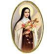 Car Visor Clip - Saint Theresa Little Flowers - 1.75"x1.0" - Clip on