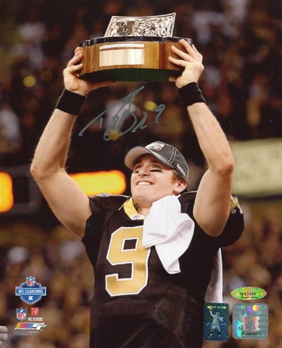 Drew Brees Signed Autographed New Orleans Saints 8x10 Photo