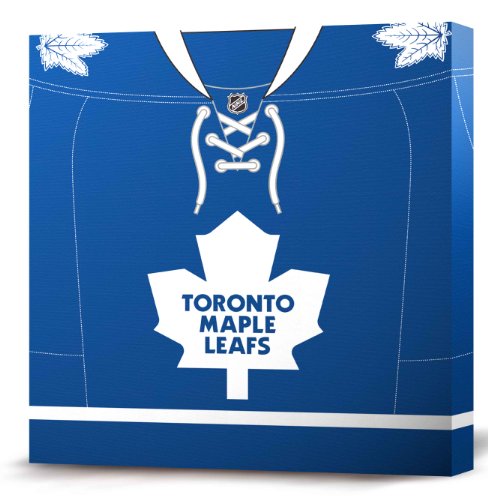 NHL Toronto Maple Leafs Dark Jersey Canvas Print (20 x 20)