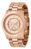 Michael Kors Watches Michael Kors Mens Rose Gold Oversize Runway (Rose Gold)