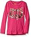 Carhartt Big Girls Camo Love Tee, Raspberry Rose, 5