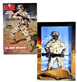 Desert Boot:Hasbro Year 1996 Limited Edition G.I. JOE Classic Collection Series 12 Inch Tall Soldier Action Figure - U.S. ARMY INFANTRY (African American Version) for Desert Camouflage, Fritz 