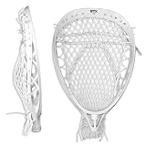 STX Eclipse White Lax.com Pro Strung Lacrosse Heads