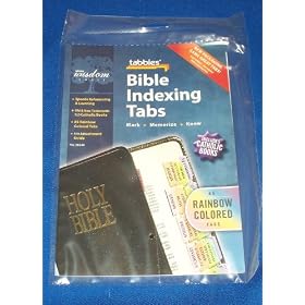 Bible Indexing Tabs - 85 Rainbow Bible Tabs for Old and New Testament including Catholic Books