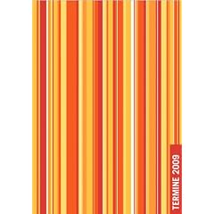 Termine, Taschenkalender, Motiv Streifen 2009
