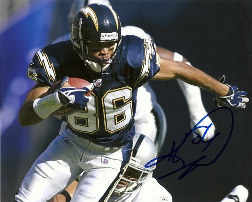 KEENAN MCCARDELL,SAN DIEGO CHARGERS,SIGNED,AUTOGRAPHED 8X10,PHOTO,COA