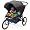 Kiddopotamus Rayshade UV Protective Double Stroller Shade for Twin Strollers & Joggers, Black