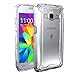 Poetic Affinity Series Thin TPU and Polycarbonate Bumper Case for Samsung Galaxy Core Prime - Clear/Clear