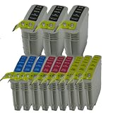 Sophia Global Compatible Ink Cartridge Replacement for HP 10 (3 Black, 3 Cyan, 3 Magenta, 3 Yellow)