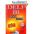 DELF B1 : 200 activit�s avec livret de corrig�s (1CD audio)