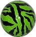 LIME GREEN ZEBRA Safari Sportz Soccer Ball