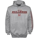 adidas Mississippi State Bulldogs Ash Juvenile Team Vision Pullover Hoody Sweatshirt