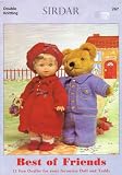 Sirdar Best of Friends Dolls Clothes Knitting Pattern Booklet: 12 Fun Outfits for your favourite Doll and Teddy