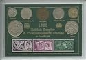 1958 Commonwealth Games in Cardiff, Wales Coin & Stamp Present Display Gift Gift Set