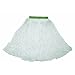 Wilen A05013, Bulldog Cotton/Synthetic Blend Looped End Wet Mop, Large, 1-1/4" Tape Band, White (Case of 12)