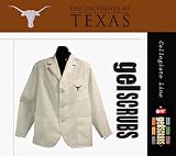 Texas Longhorns Scrub Style Short Consultation Jacket from GelScrubs - B000BJFBI6
