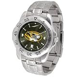 Missouri Tigers NCAA AnoChrome Sport Mens Watch (Metal Band)