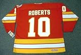 GARY ROBERTS Calgary Flames 1989 CCM Vintage Throwback Away NHL Hockey Jersey