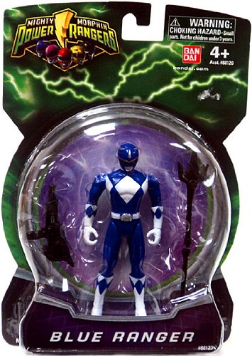 Power Rangers Mighty Morphin 4 Inch Action Figure Blue Ranger