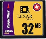 Lexar Media 32 MB 4X USB CompactFlash Card (CF032231)