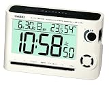 CASIO(カシオ) 大音量 電波デジタル置き時計 温度表示 湿度表示 ホワイト DQD-360J-7JF