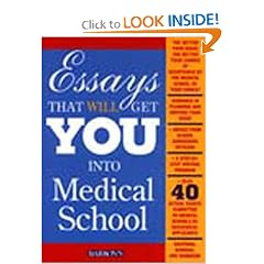 Essays That Will Get You into Medical School (Barron's Essays That Will Get You Into Medical School)