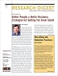 Better People = Better Business : Strategies for Getting Great Talent