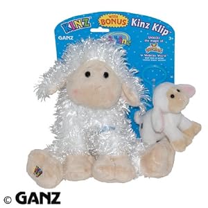 Webkinz Lamb and Lamb Kinz Klip 2 Piece Set 2010 Easter Release by 