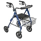 Drive Medical 750NB D-Lite Deluxe Rollator - Blue