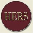 AutoCoaster ~ Hers ~ Tile Drink Coaster for car cupholder ~ code 402