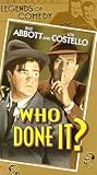VHS : Abbott & Costello: Who Done It