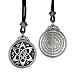 Talisman For Poets Writers and Actors Seal of Solomon Pentacle Pendant Hermetic Enochian Kabbalah Pagan Wiccan Jewelry