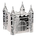 from The Emporium Christening Gifts Christening Gifts. Silver Plated Castle Money Box