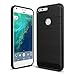 Taorey Case for Google Pixel XL Case, Carbon Fiber Case with Resilien Shock Absorption and Luxury Slim for Google Pixel XL 2016 - Black