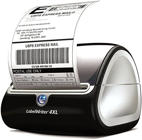 Dymo 1744907 Compatible 4"x6" DVCOM Thermal Shipping Postage Label for 4xl (2, 4, 6 Rolls) (4 ROLLS)