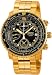 Seiko Flight Chronograph Gold-Tone Steel Mens Watch SNA414