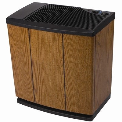 Essick Air H12-300 3-Speed Evaporative Console Humidifier, Light Oak
