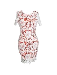 Lace Applique Polyester/Spandex Bodycon Dress/Mini Dress 