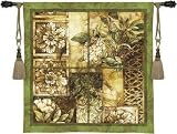 Review ArtExpression  / Decorative Textures - Artist: Thompson - Fabric Size: 53.00 by 53.00 inches Wall Tapestry with hanging rods and tassels included